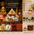 Lakshmi Energy Pyramid – Vastu & Wealth Attraction Crystal Pyramid with Sacred Symbols for Prosperity & Positive Energy